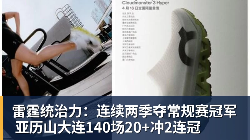 雷霆统治力:连续两季夺常规赛冠军 亚历山大连140场20+冲2连冠